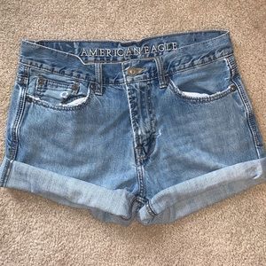 denim shorts